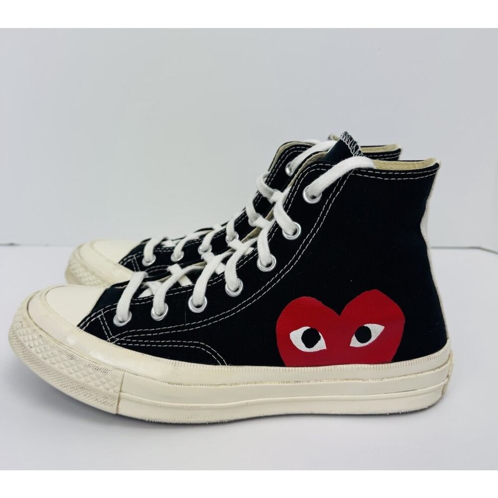 Converse X Play Comme Des Garçons Chuck Taylor High Tops Mens 6 Womens 8